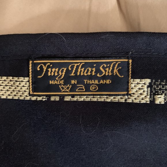 NEW Ying Thai Silk Long Wrap Skirt, OS - Picture 2 of 5